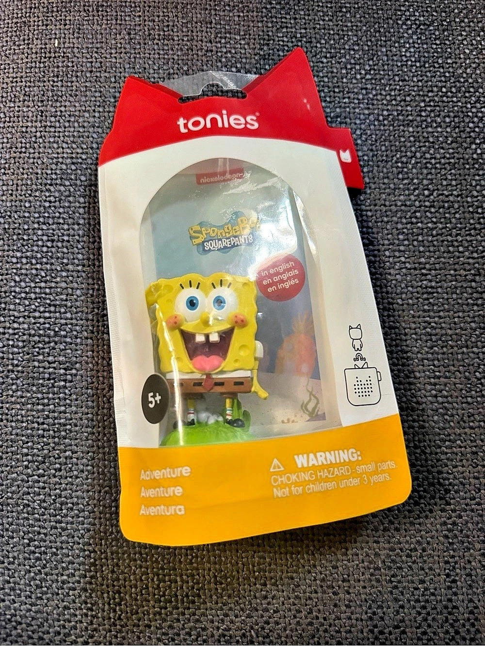 tonies SpongeBob SquarePants Adventure Tonie NWT